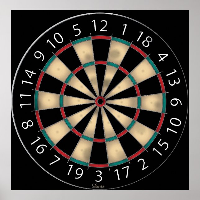 Dart Board Poster (Front)