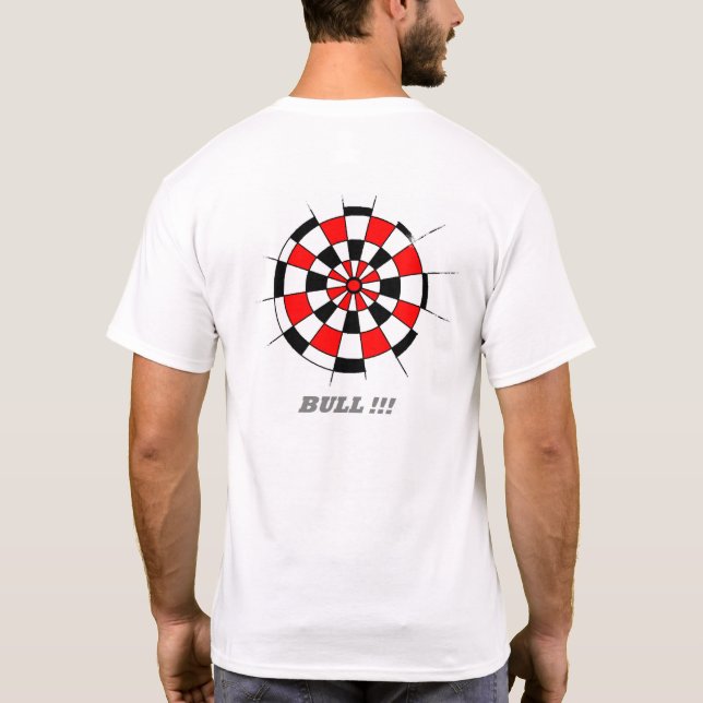 Dart board printed tee (Back)