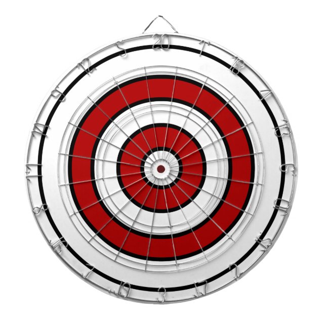 Dart Board/Red and Black Dartboard (Front)