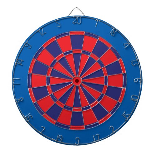 Dart Board Red Navy And Blue Dartboard