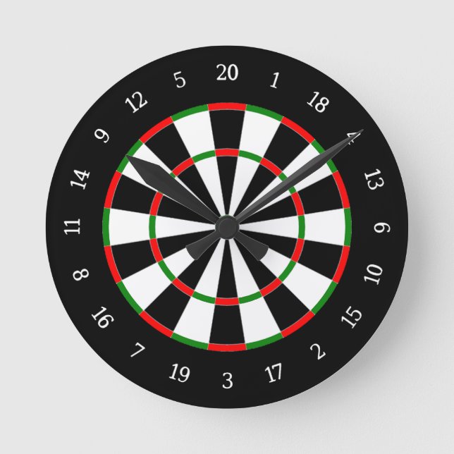 Dart Board Round Clock (Front)