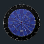 Dart Board: Royal Blue, Navy, And Black Dartboard With Darts<br><div class="desc">Royal Blue,  Navy,  And Black Colored Dart Board Game Including 6 Brass Darts</div>