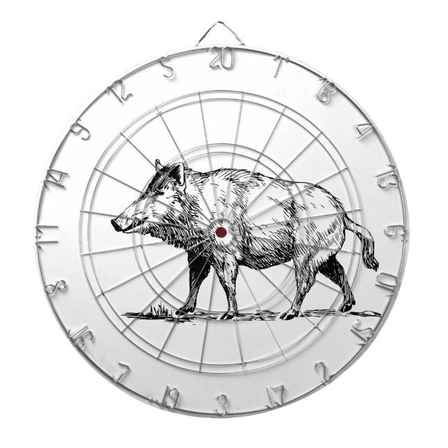 Dart board wild boar / Dartdisk wild boar (Front)
