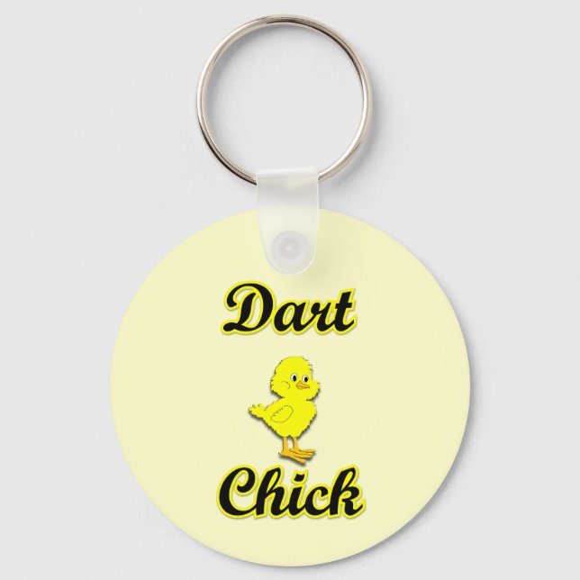 Dart Chick Keychain (Front)