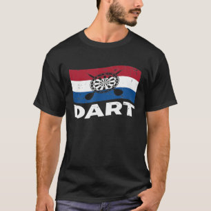 Dart - Dart Dutch Flag Netherlands Dartplayer 180 T-Shirt