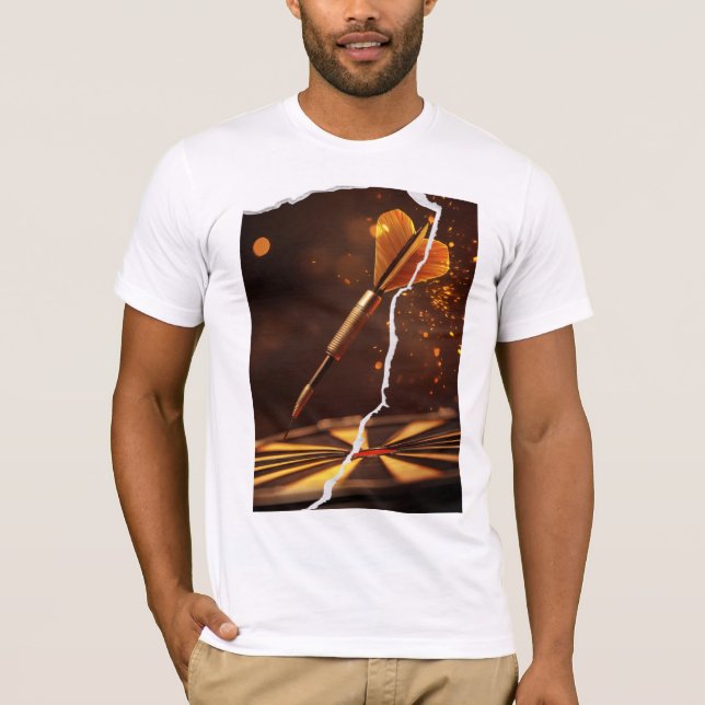 Dart dart glow and torn style T-Shirt (Front)