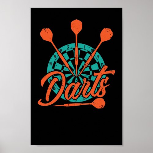 Dart Darts Poster