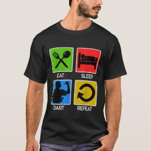 Dart - EAT SLEEP DART REPEAT T-Shirt