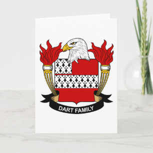 Dart Family Crest Card