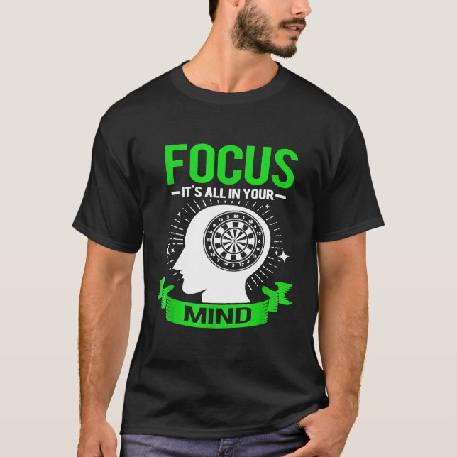 Dart Focus For Dart Champions T-Shirt (Front)