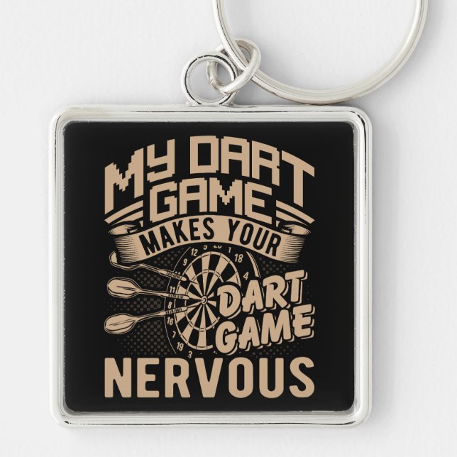 Dart Game Flex Premium Keychain (Front)