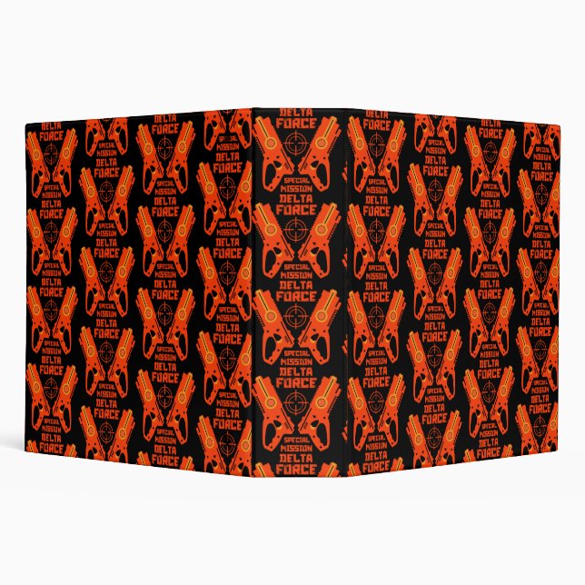 Dart Gun Battle 3 Ring Binder (Background)