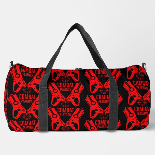 Dart Gun Battle Duffle Bag (Front)