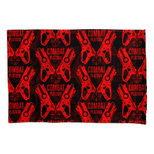 Dart Gun Battle Pillow Case