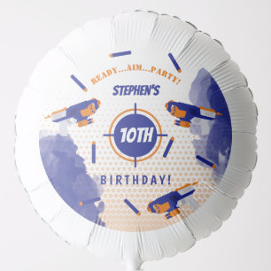 Dart Gun Battle War Boys Birthday Party Balloon