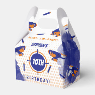 Dart Gun Battle War Boys Birthday Party Favor Boxes