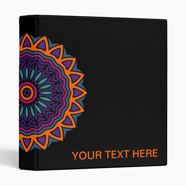 DART Mandala - Flower Binder (Front/Spine)