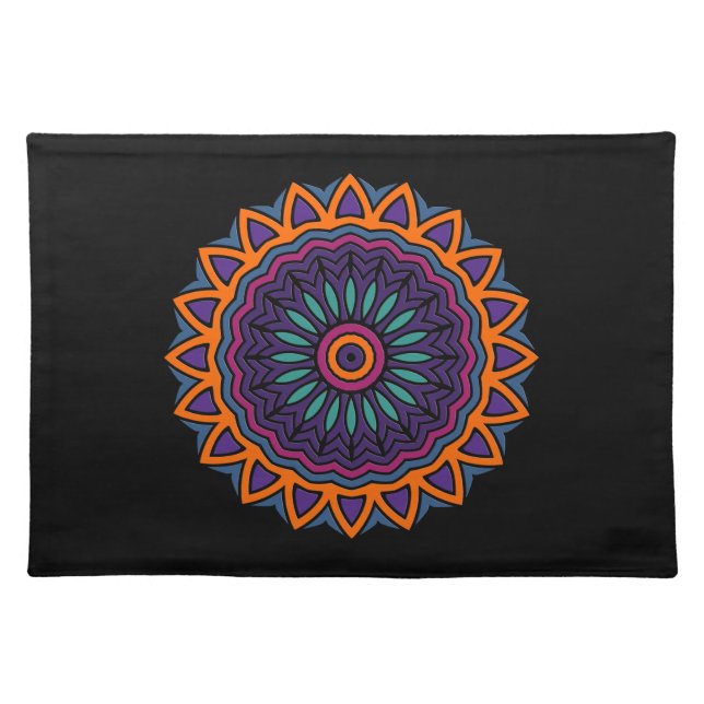 DART Mandala - Flower Placemat (Front)