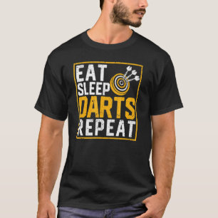 Dart Player Darting Fan Darter Eat Sleep Darts Rep T-Shirt