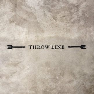 Dart Players Throw Line Floor Decals