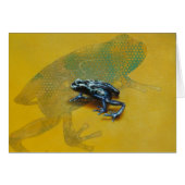 Dart Poison Frog Blank Card by Andrew Denman (Front Horizontal)
