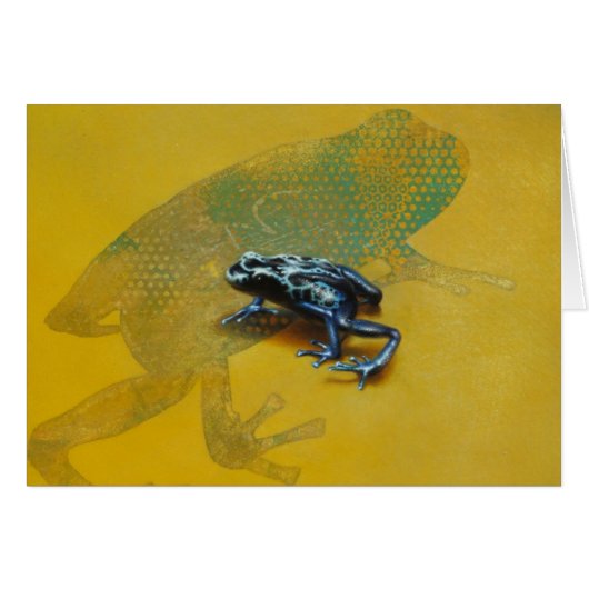 Dart Poison Frog Blank Card by Andrew Denman (Front Horizontal)