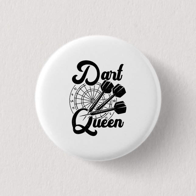 Dart Queen Button (Front)