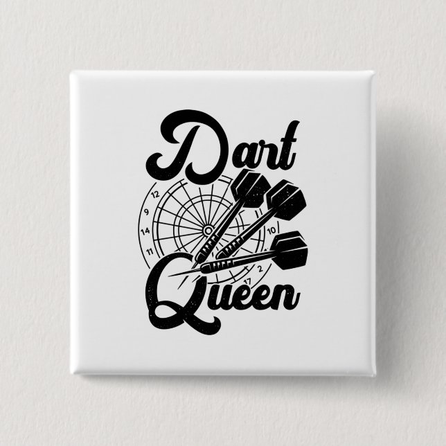 Dart Queen Button (Front)