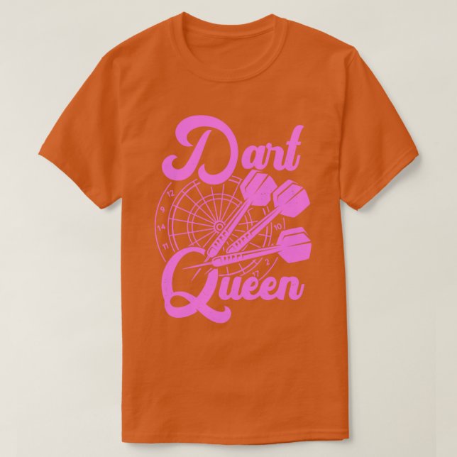 Dart Queen Game Player Gift  T-Shirt (Design Front)