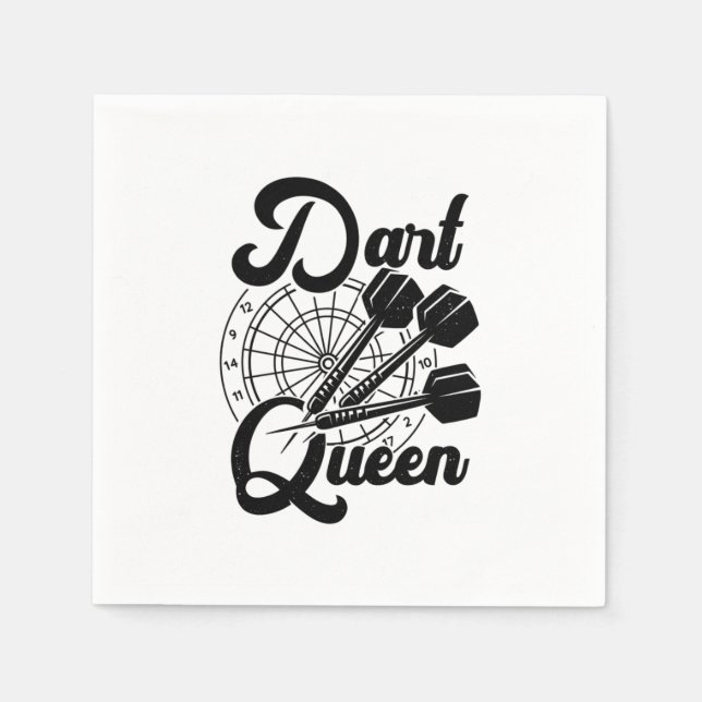 Dart Queen Napkins (Front)