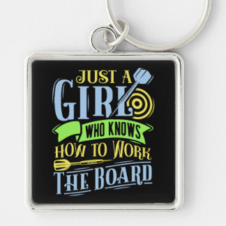 Dart Queen Premium Keychain