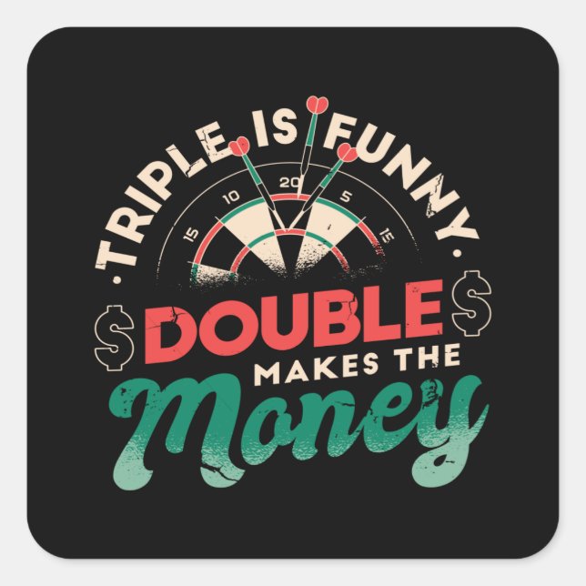 DART QUOTE SQUARE STICKER (Front)