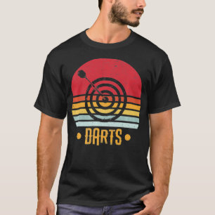 Dart Retro Darts Arrow Vintage Bullseye Darter T-Shirt