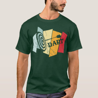 Dart Retro Darts Arrow Vintage Bullseye Darter T-Shirt
