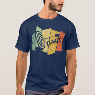 Dart Retro Darts Arrow Vintage Bullseye Darter T-Shirt