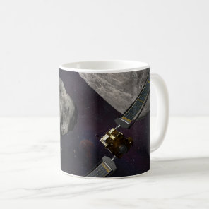 Dart Spacecraft And The Liciacube Prior To Impact Coffee Mug