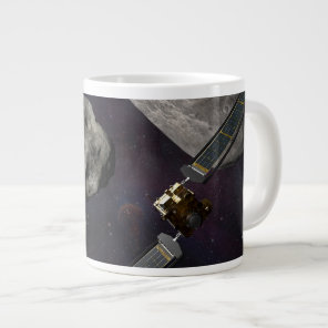 Dart Spacecraft And The Liciacube Prior To Impact Giant Coffee Mug