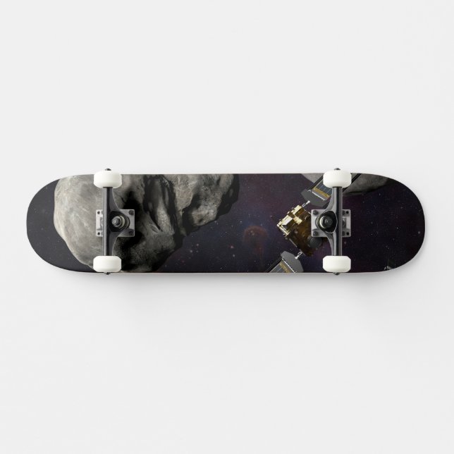 Dart Spacecraft And The Liciacube Prior To Impact Skateboard (Horz)