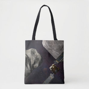 Dart Spacecraft And The Liciacube Prior To Impact Tote Bag