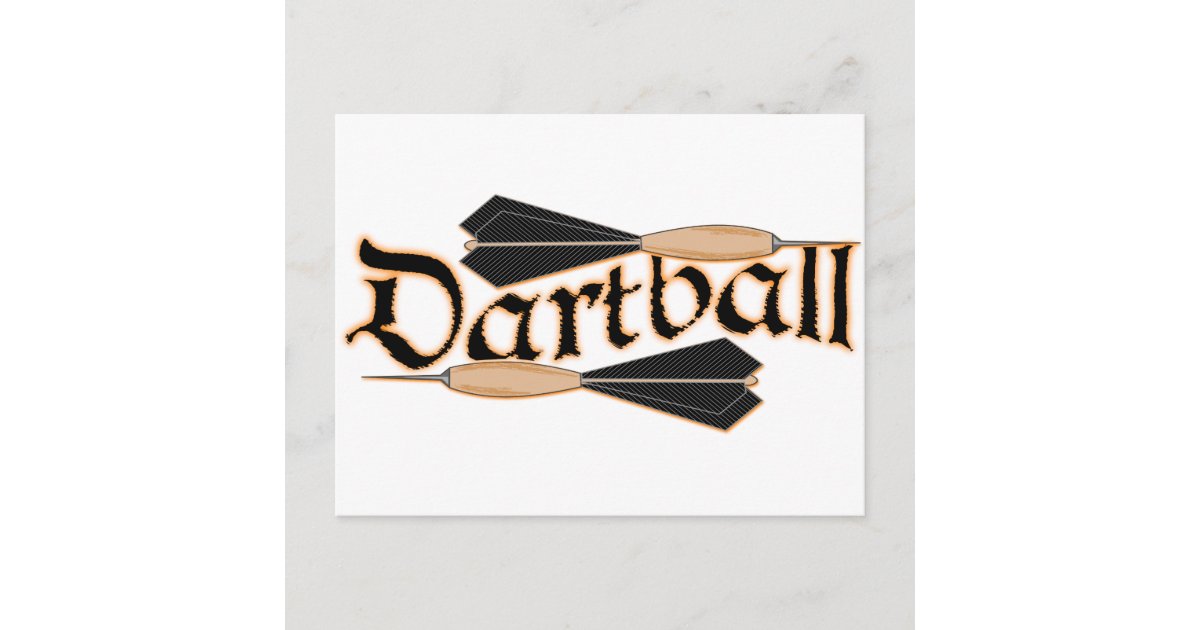 Dartball Darts Postcard Zazzle