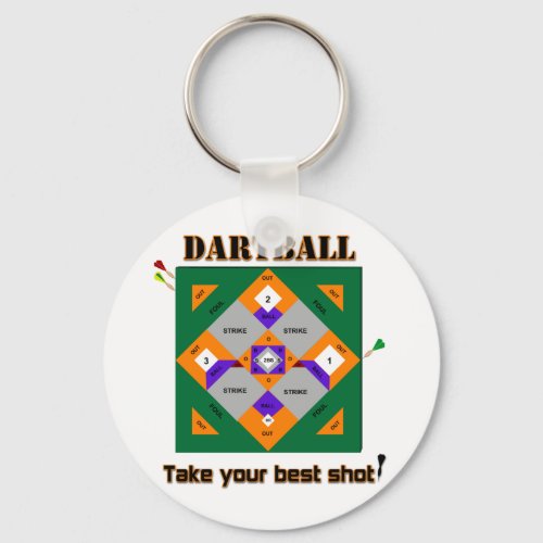 Dartball Keychain