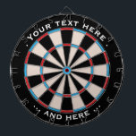 Dartboard Blue Classic Custom Text Gift<br><div class="desc">A great Gift for the Darts Player in your Life. The perfect surprise for Men, Father, Husband and Grandfather on Valentine's Day, Birthday and Christmas. The perfect Darts Sport Gift for men and women who love playing Dart on Dartboards in a Pub or at Home with some Dart Friends. Ideal...</div>