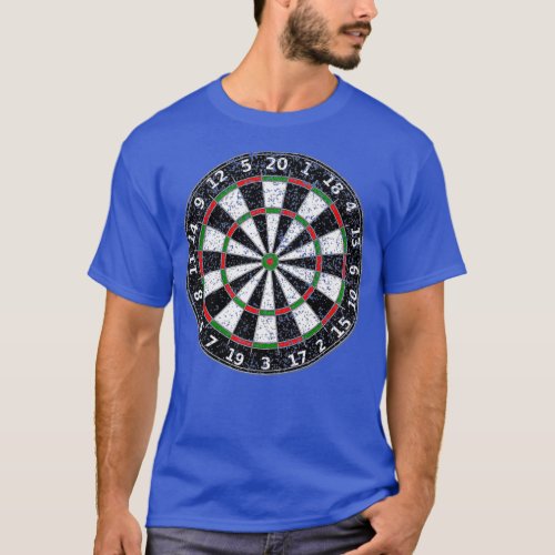 Dartboard Bullseye Target Dart Board Vintage T_Shirt