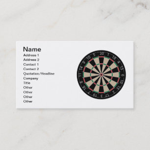 Dartboard Business Card