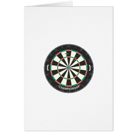 Dartboard & Darts: 3D Model: (Front)
