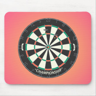 Dartboard & Darts: 3D Model: Mousepad