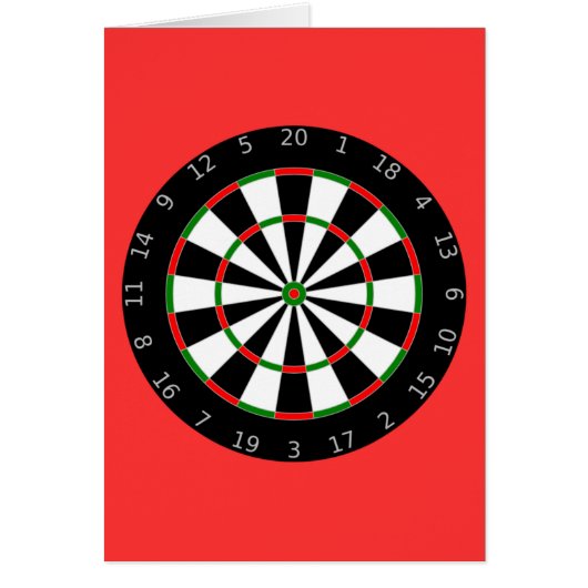 Dartboard - Darts Cards (Front)