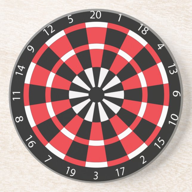 Dartboard Drink Coaster (Front)