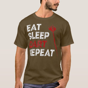 Dartboard Eat Sleep Dart Repeat Dart Player T-Shirt