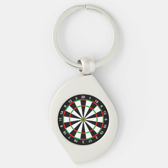 Dartboard Keychain (Front)